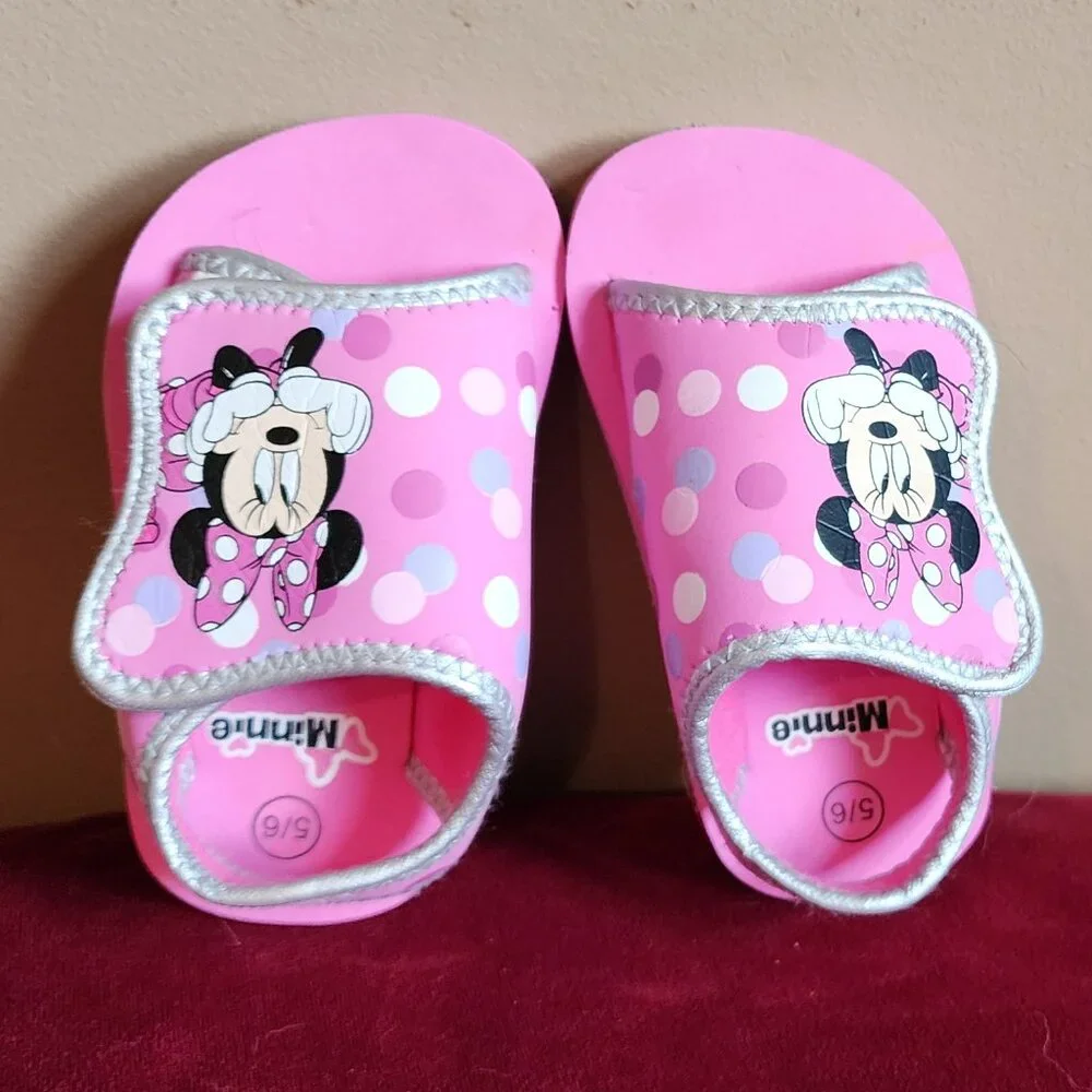 Disney Toddler Minnie Mouse Sandles Size 5/6 New